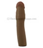 Cyberskin Penis Extension Black 3 Inch