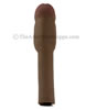 Cyberskin Penis Extension Black 4 Inch