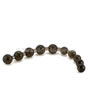  Black Thai Anal Beads - side view