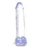Clear Dildo front
