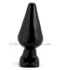 Large Black Butt Plug - side