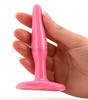 Tiny Pink Butt Plug - held by hand