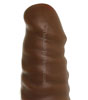 Large Brown Fanta Flesh Vibrator closeup