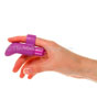 Blush Finger Vibrator - on the finger
