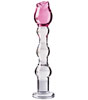 glass rose massager