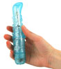 Small Green G Spot Vibrator - held by hand