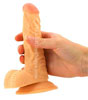 Small Realistic Penis Vibrator - held with hand
