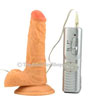 Small Realistic Penis Vibrator - with battery pack