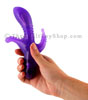 Purple Tease Intimate Massager - showing the size