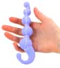 Silicone Beaded Anal Probe - held by hand