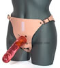 Genuine Pink Leather Vac-U-Lock Ultra Harness - front angle