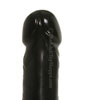 Classic Vibrating Dildo Black - close up back