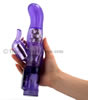 Wild G Rabbit Vibrator - holding at an angle